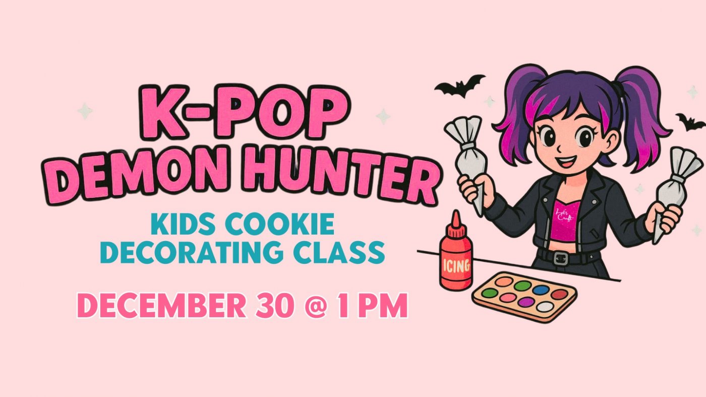 K-pop Demon Hunters \u2013 Kids Cookie Decorating Class \u2013 Public Workshop