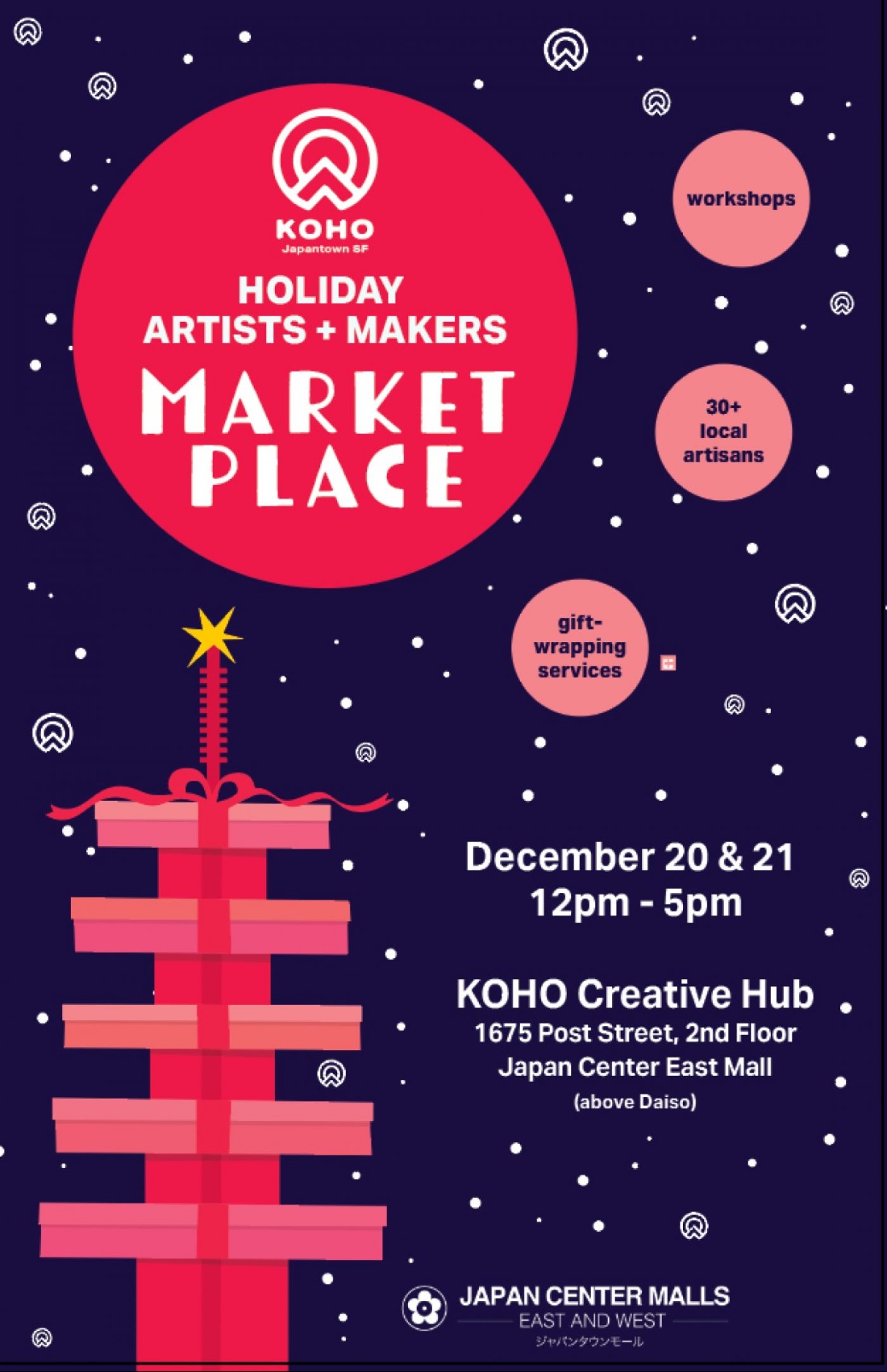 KOHO\u2019s Holiday Artist + Maker Marketplace