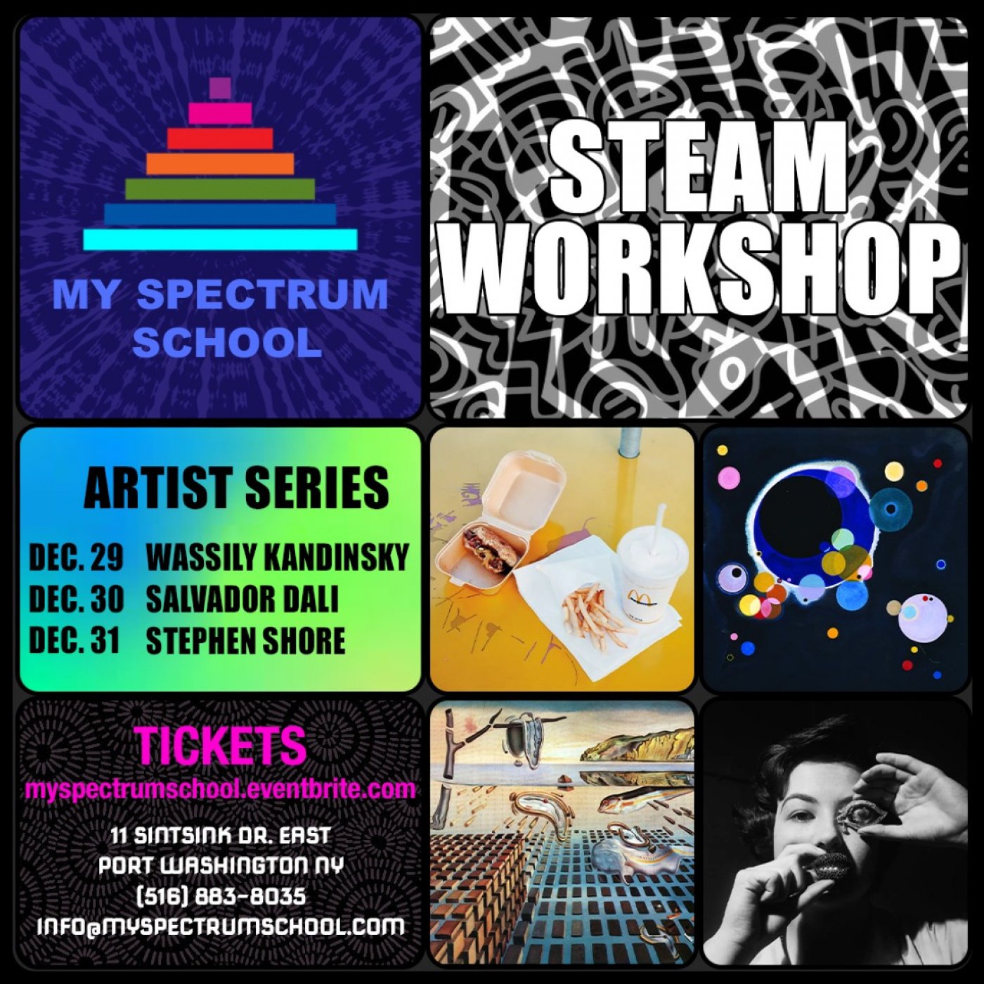 ART  STEPHEN SHORE Workshop Port Washington NY