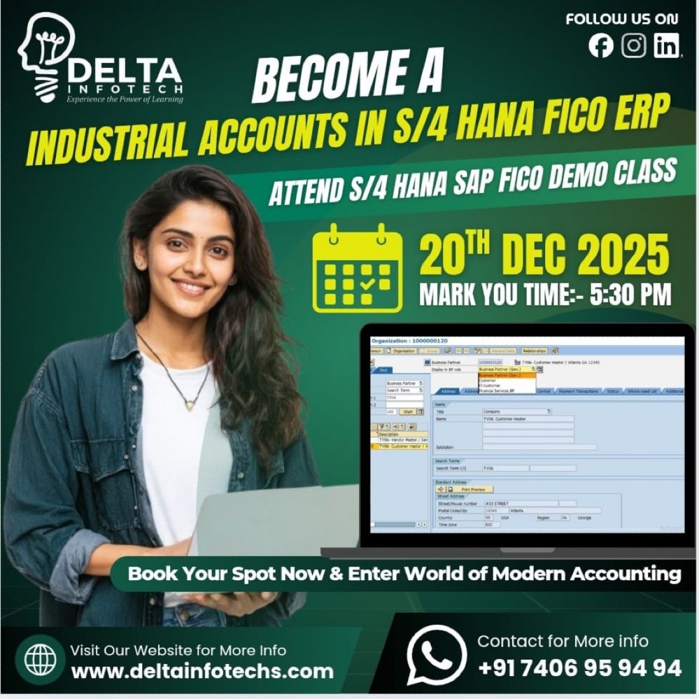 Free Demo class inS\/4 HANA SAP FICO