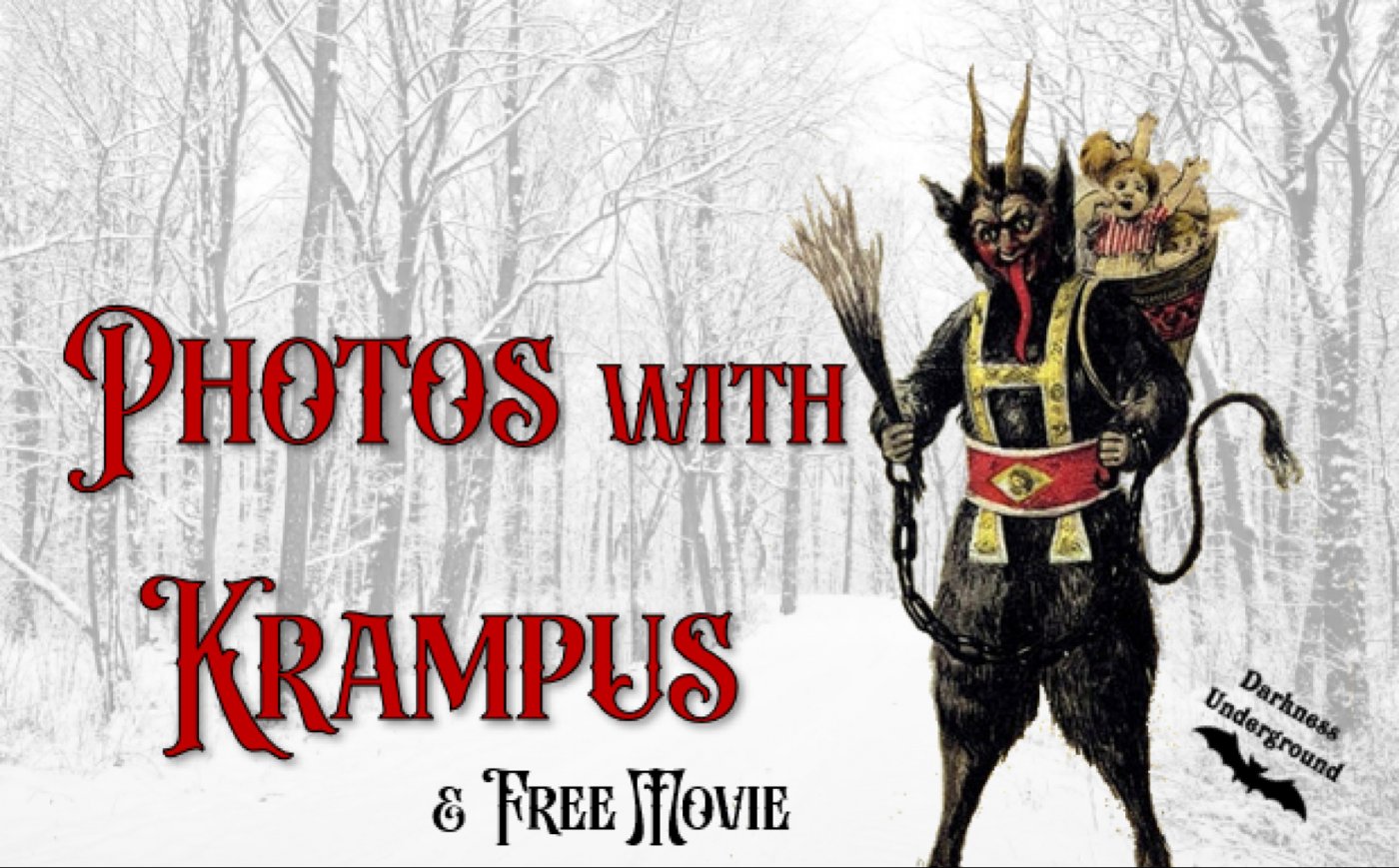 Photos with Krampus & Free Movie