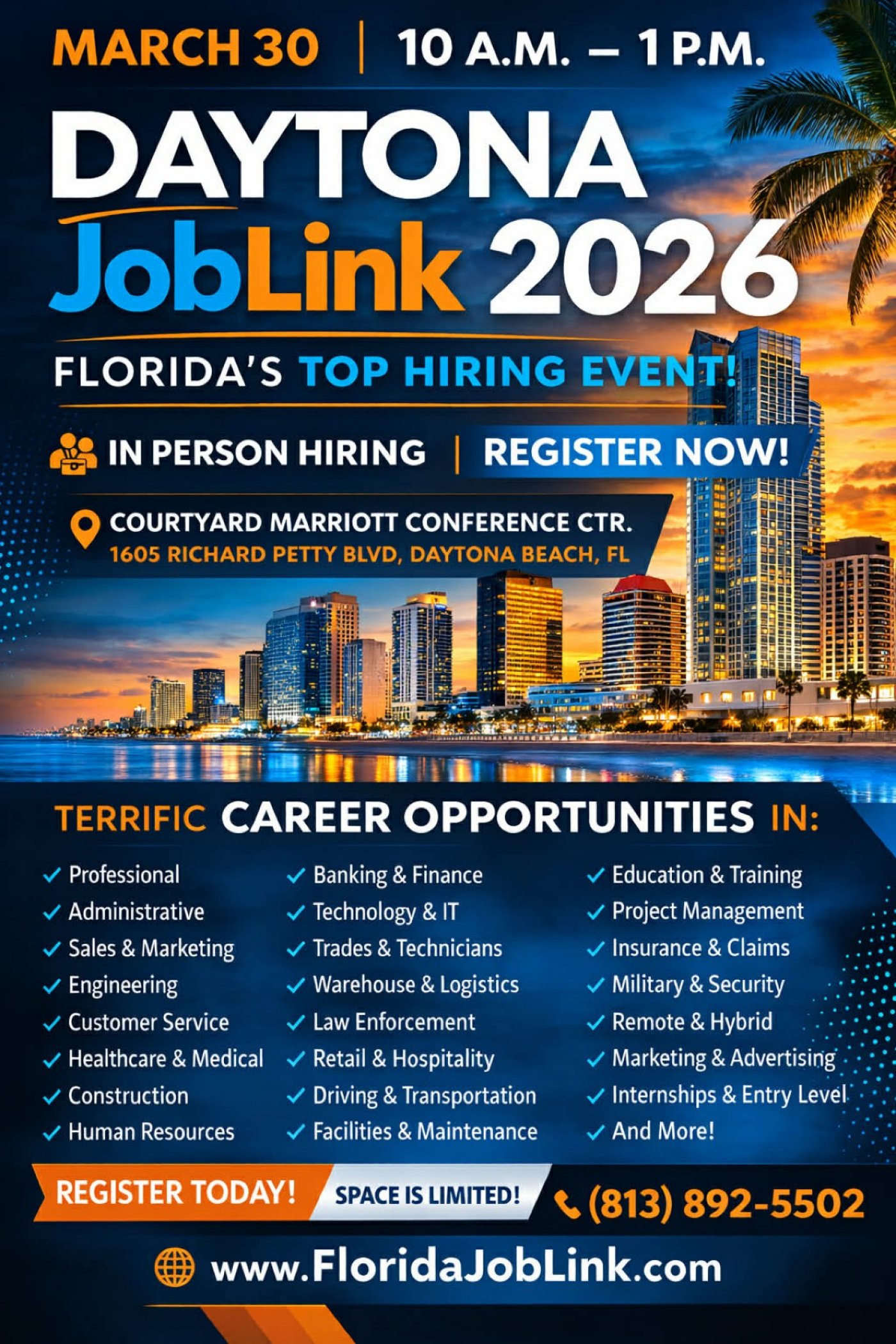 DAYTONA JOB FAIR - DAYTONA / VOLUSIA JOBLINK JOB FAIR - JOB LINK 2026 ...