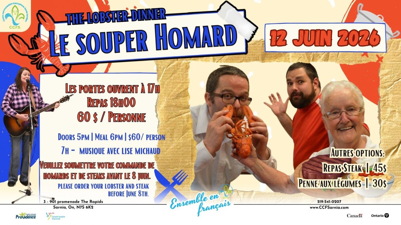 Lobster dinner and music fundraiser