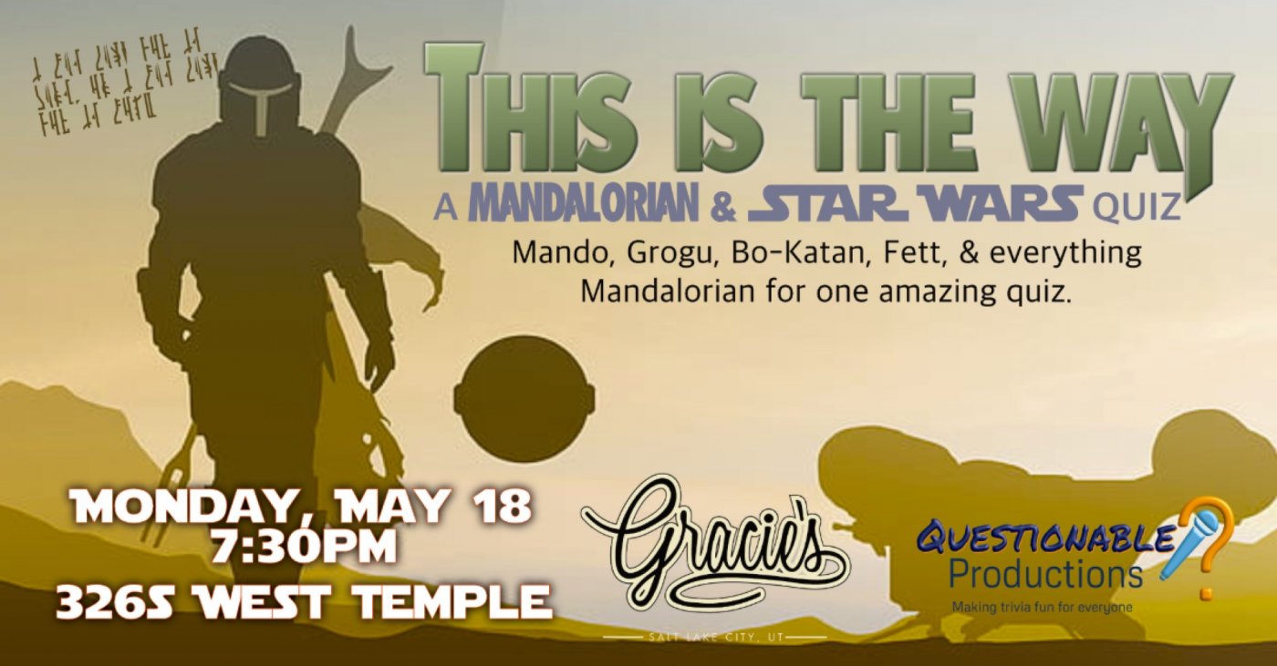 This is the Way - A QP Mandalorian & Star Wars Trivia Night