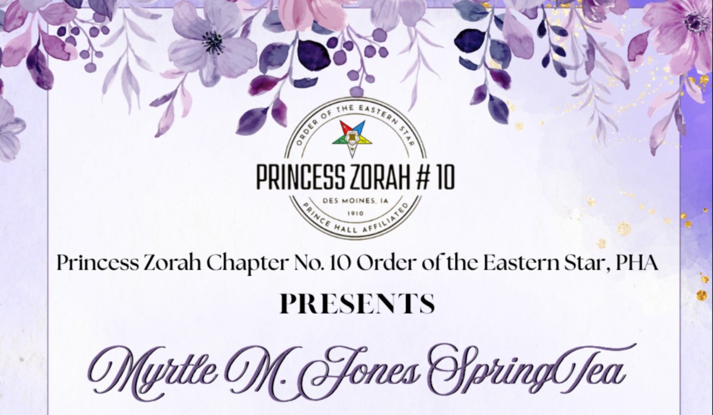 Annual Myrtle M. Jones Spring Tea