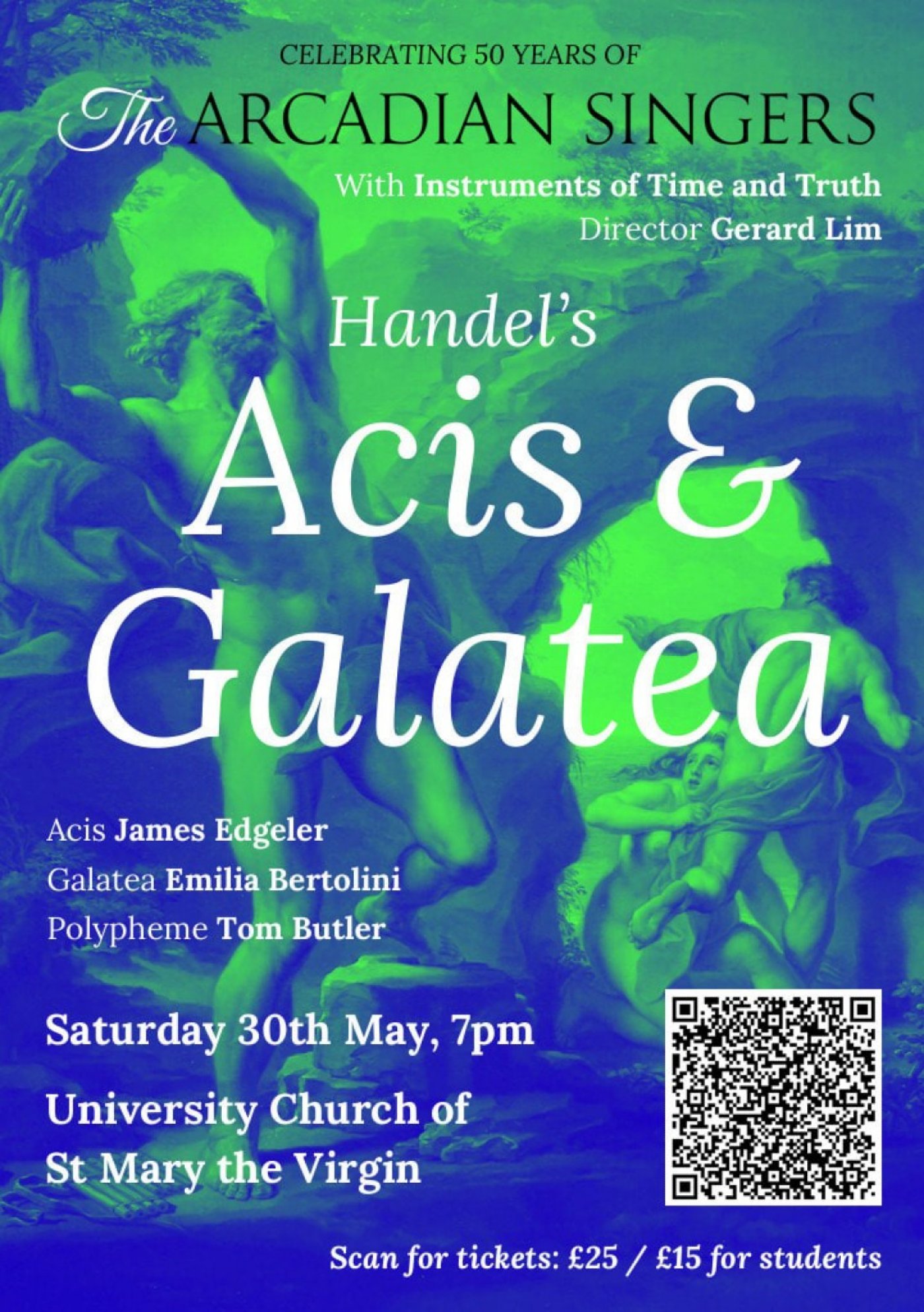The Arcadians at 50 : Acis & Galatea