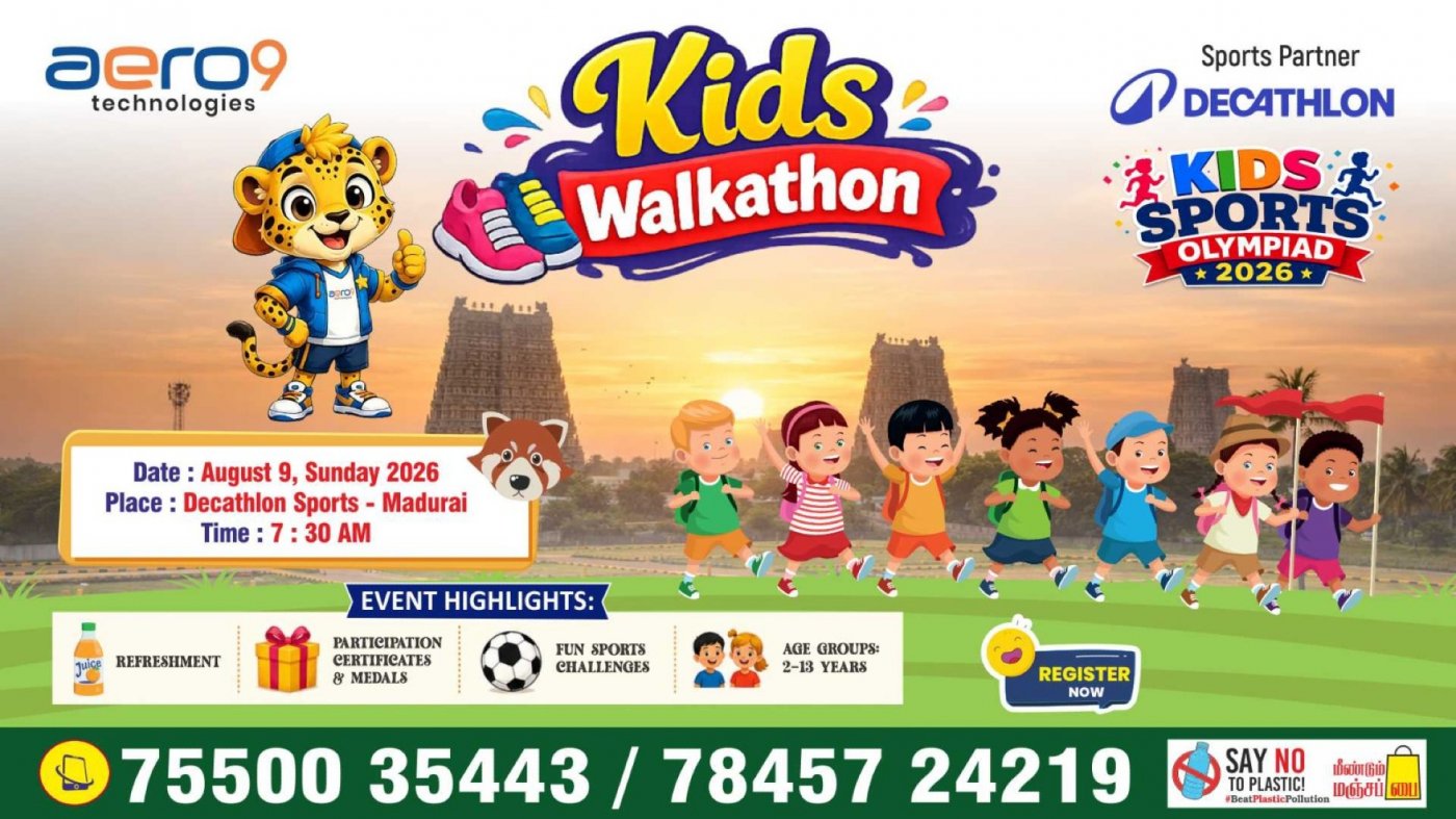 Namma Madurai Kids Walkathon Tickets, Decathlon Sports - Madurai, 9 ...