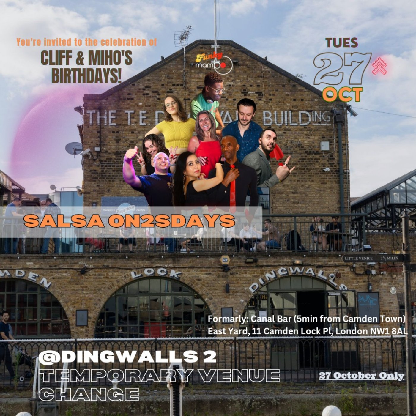 Funky Mambo presents Salsa On2sdays - SALSA CLASSES & PARTY Tickets ...